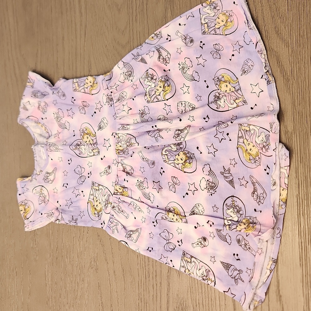 Jojo Siwa girls short sleeve dress